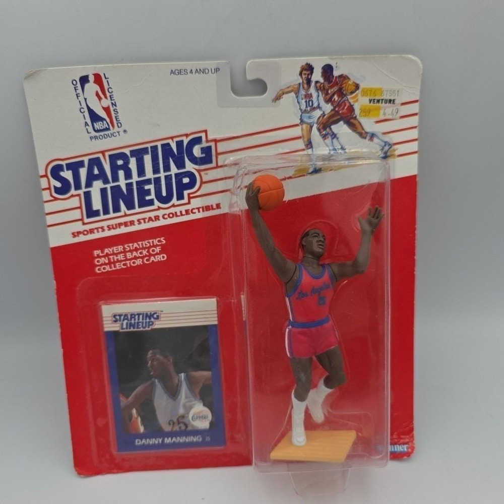 1988 Kenner Danny Manning Los Angeles Clippers‎ Starting Lineup NBA Figure